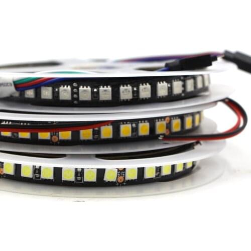 LED strip SMD 5050 DC 12V Waterproof Flexible Light DIY 120leds/m RGB Tape Daytime Running Lamps Auto Car Light Fog Lamp
