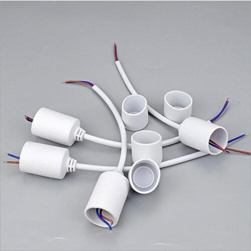 T8 Plastic Pipe plug t8 Waterproof Tube Plug with Wire PVC Fireproofing V0 10pcs