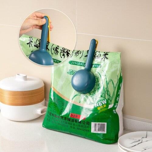 Creative Plastic Rice Spoon Multifunctional Rice Spoon Food Grade Rice Coarse Grain Rice Noodle Spatula With Clip Kitchen Tool