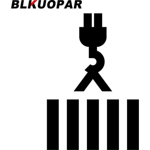 BLKUOPAR for Cranes Port Car Stickers Sunscreen Fashion Decals Motorcycle Helmet Occlusion Scratch Decoration VAN Waterproof