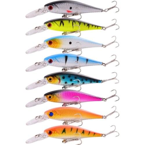 Jerkbait Minnow Hard Bait Fake Crankbait Fishing Lure Set Of Wobblers For Trolling Pike Fish Bass Artificial Baits Kit Swimbait