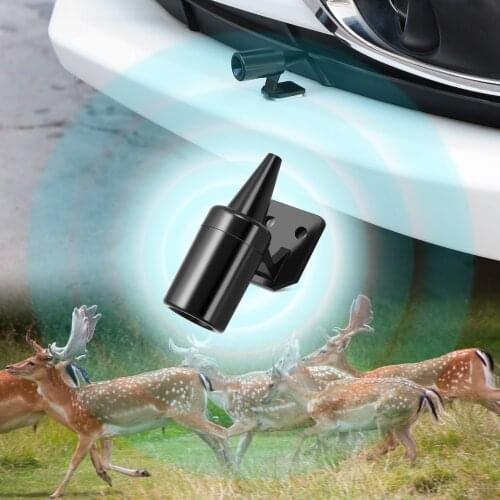 1 Piece Bell Automotive Black Animal Deer Warning Alarm For fixed Gear Bicycle Car Forest Driving