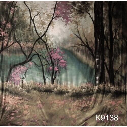 3m*6m Hand painted scenic Muslin Backdrop K9138,toile de fond studio photo ,photography backdrop,backgrounds for photo studio