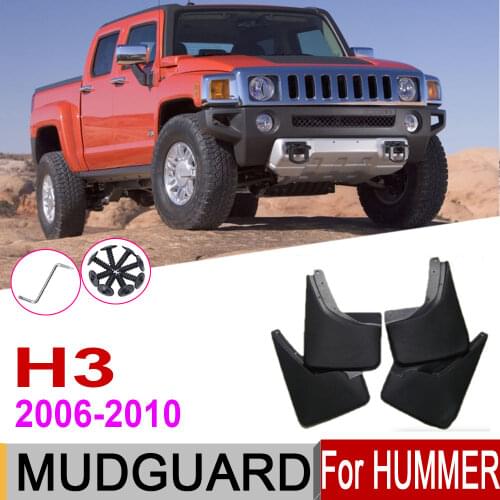 Car Mudflap For Hummer H3 H3T 2010~2006 Front Rear Fender Mud Flaps Guard Splash Flap Mudguards Accessories 2009 2008 2007