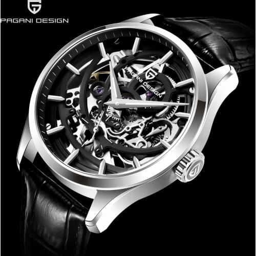 Pagani Design Mens Mechanical Watch Luxury Mens Watch Automatic Waterproof Clock Fashion Sport Leather Watch Reggio Masculino