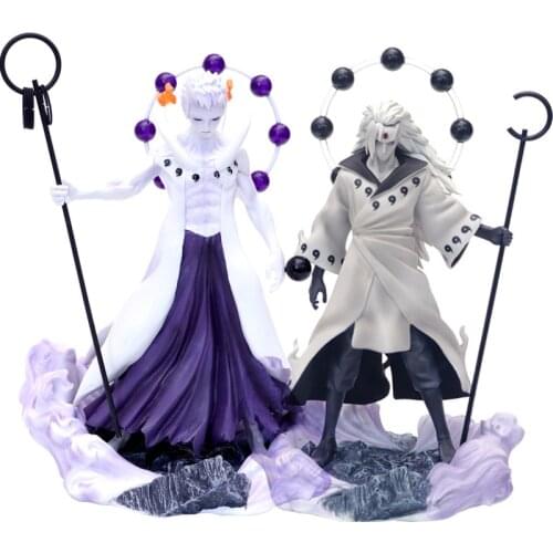 Naruto Shippuden Anime Action Figure GK Uchiha Obito Figma Model Truth-Seeking Ball Forms Statue Collectible Toys For Children