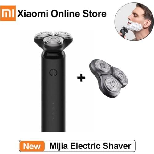 Xiaomi Mijia Electric Shaver For Men 3D 360 Degree Flex Head 3 Dry Wet Shaving Washable Main-Sub Dual Blade Turbo+ Mode Razor