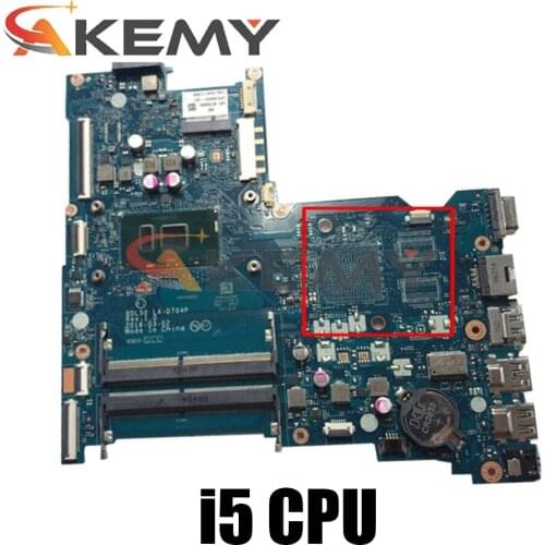Akemy For HP 15-AY 15-AC 250 G5 BDL50 LA-D704P Laptop Motherboard MainBoard W/ I5 6200U DDR4 Test Ok Fast Ship
