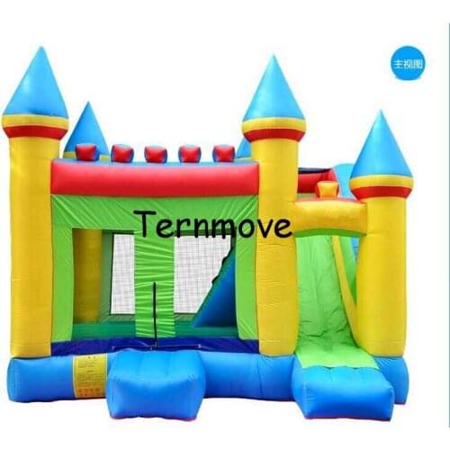 Inflatable bouncy castle moonwalk pillow indoor slide inflatable castle jumping bouncer obstacle course funny jump castle