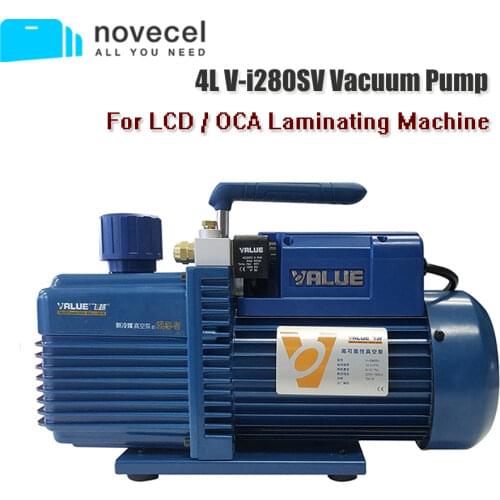 Novecel VP01 V-i280SV 4L Vacuum Pump Strong Powerful For YMJ and Novecel Q5 A5 Vacuum Laminating Machine LCD OCA Film Laminator