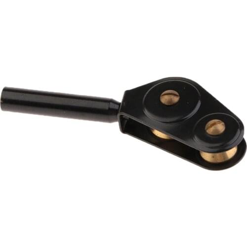 Fishing Rod Guides Tip Top Copper Double Roller Trolling Pole Tip Guide Rod Guides Rings Repair Kit Fishing Accessories Tackles