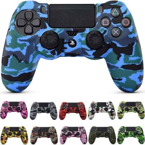 PS4/PS4 SLIM /PS4 pro Controller Protective Case Cover 2xThumb Grip Cap for Dualshock 4