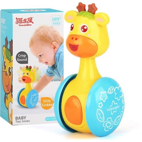 Slide Tumbler Baby Rattles & Mobiles Toys can slide the bell for baby learn to climb baby toys