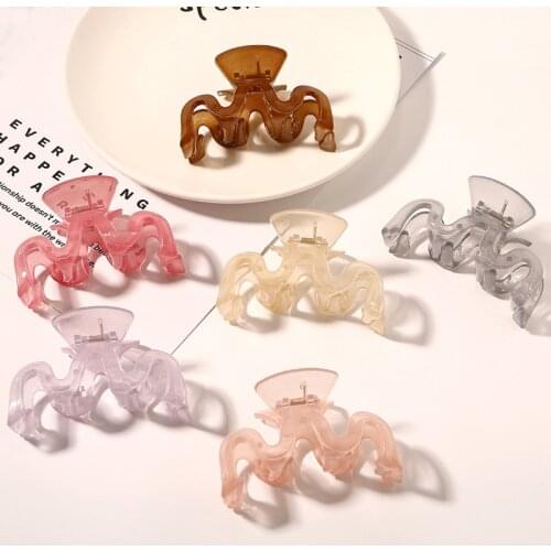 Simple Style Hair Clips Women Girls Claw Clip Hair Claws Hair Clamps Claw Clips Hairpins Barrette Crab Hair Accessories Gifts