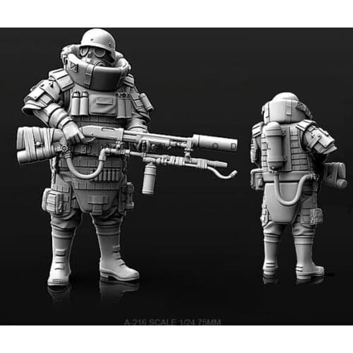 1/24 Resin model kits figure colorless and self-assembled A-216