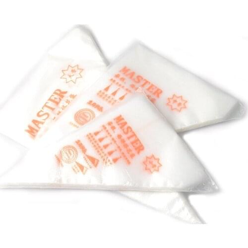 100 Pack Disposable Pastry Bags S/M/L Size Piping Bag Confectionery Bags For Cream Fondant Cake Decorating Tools Bakeware