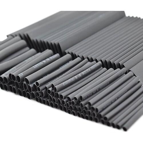 127pcs Heat Shrink Sleeving Tube Tube Assortment Kit Electrical Connection Electrical Wire Wrap Cable Waterproof Shrinkage 2:1