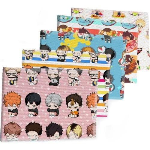 50*145CM Kuroko no basuke Fabric Japanese Cartoon Printed Polyester Cotton Twill Fabric Patchwor Printed