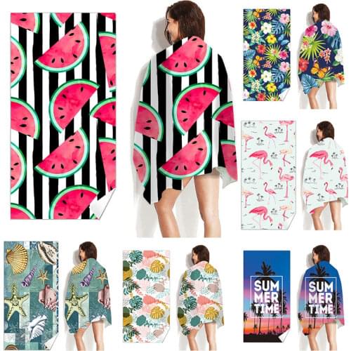 Sand Free Quick Dry Beach Towel 70*140cm Microfiber Bath Towels Beach Cushion Swimming