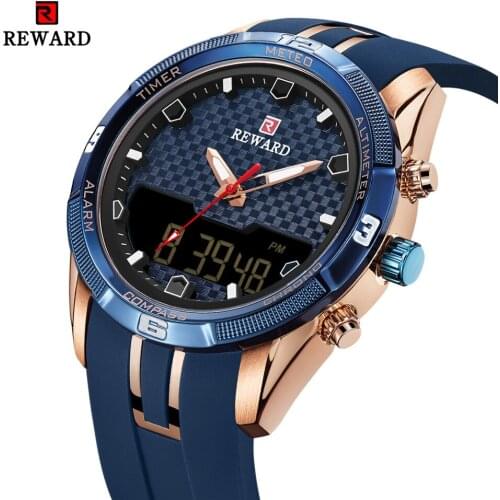 Men Watch REWARD Top Brand Luxury Fashion Quartz Mens Watches Waterproof Sports Mens Military Wrist Watch Relogio Masculino