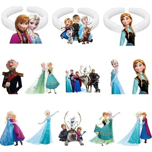 Disney Frozen Aisha And Anna Ring Adjustable Size Ladies Jewelry Travel Gift Jewelry Resin Acrylic Round Ring