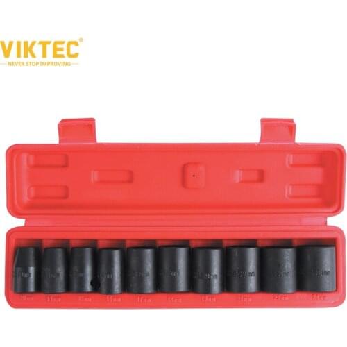 Viktec 10pc 1/2" Drive Impact Socket Set 10-24mm