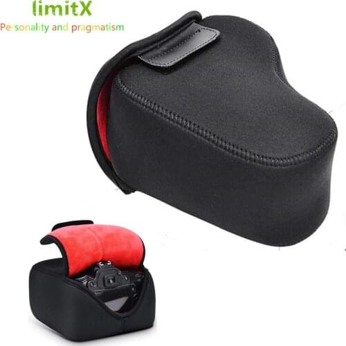 Neoprene Soft case Waterproof Camera Bag for Canon EOS 4000D 3000D 2000D 1500D 1300D 1200D 1100D 1000D 700D 750D 18-55mm lens