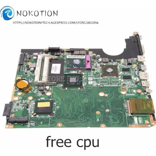 NOKOTION DAUT3MB28C0 578378-001 For HP DV6T-1300 DV6-1310TX DV6-1000 DV6T Laptop Motherboard DDR3 512MB GPU free cpu