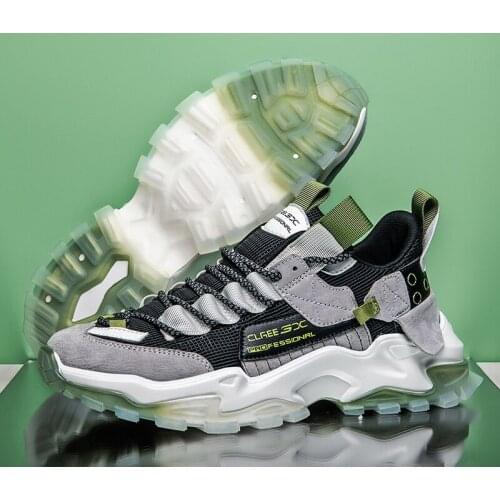 New Roman Fashion Height Increasing Breathable Men Chunky Sneakers 2020 Winter Hard-wearing Adult Casual Men Shoes