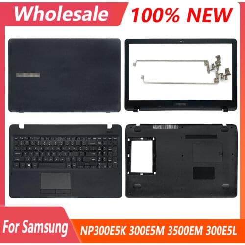 NEW Top Case For Samsung NP300E5K NP300E5M NP3500EM NP300E5L Laptop LCD Back Cover/Front Bezel/Hinges/Palmrest/Bottom Case Black