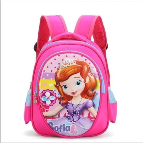 New Cartoon 3D Elsa Princess School Bags For Boys Girls First Grade School Backpacks For Children Kids Schoolbag Mochila Escolar