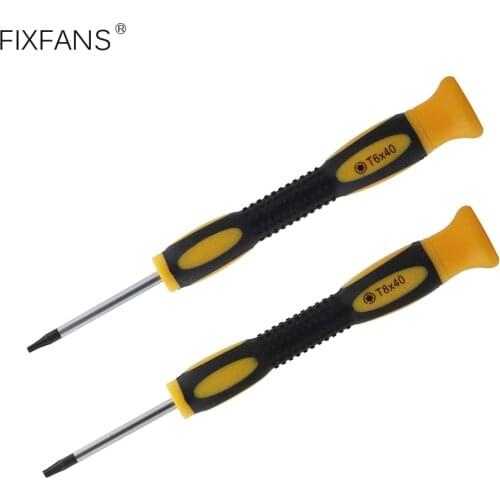 T6 and T8 Torx Screwdriver with Hole, T6H T8H Torx Security Screwdriver Set for Xbox One for Xbox 360 Controller Console Repair
