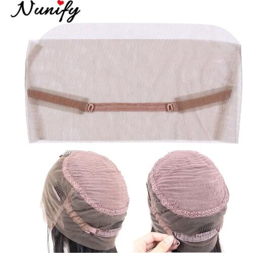 Nunify DIY Human Hair Wig Swiss Lace Closure Frontal Lace NetBasement Foundation For Making Lace Top Closure Wigs Making