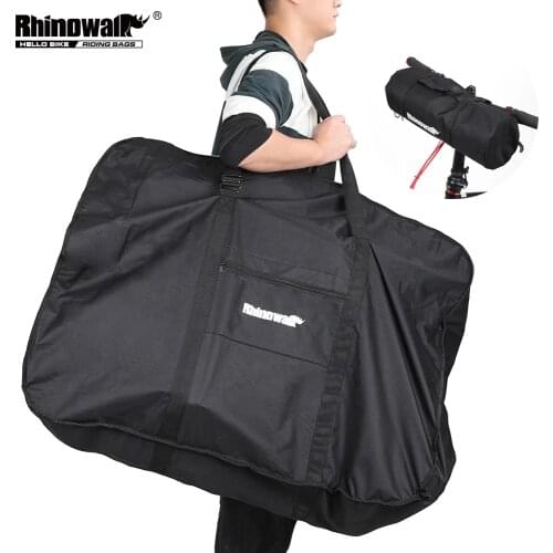 Rhinowalk 26 Inch Folding Bicycle Carry Bag Portable Cycling Bike Transport Case Travel Bicycle Storage Bag Bike Accessories