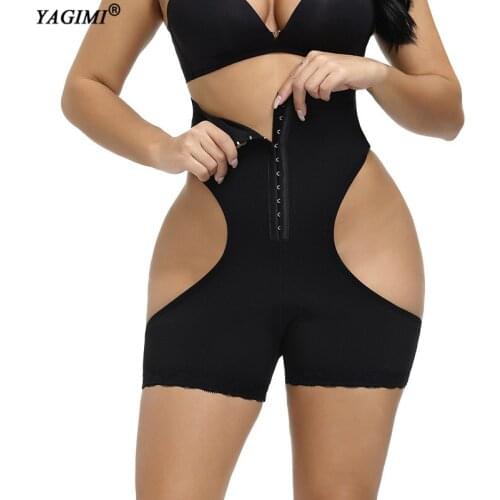 YAGIMI Butt Lifter Shapewear Women High Waist Panty Shaper Tummy Control Panties Slimming Underwear Waist Trainer Shaping Shaper