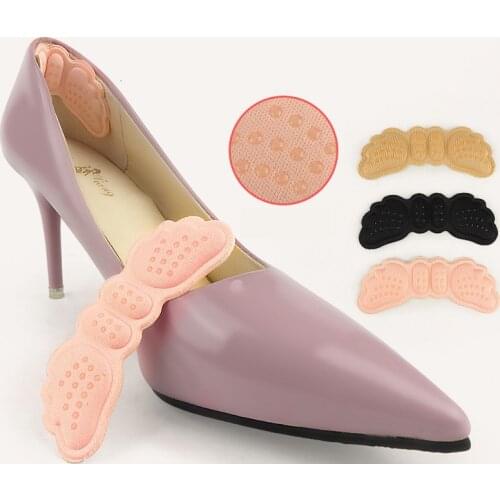 1 Pair Insoles for Shoes High Heel Pad Adhesive Heels Pads Liner Grips Protector Sticker Pain Relief Foot Care Insert Cushion