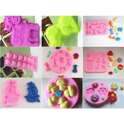 1 pcs Mini Pudding jelly chocolate mould clay sugar decoration mold baking tools