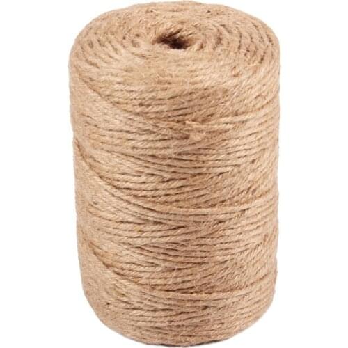 100m Burlap Hemp Rope Gift Wrapping Wedding Party Decoration Handmade DIY