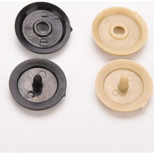 2 Pcs/lot Plastic Car Safety Seat Belt Stopper Black Beige Spacing Limit Buckle Clip Retainer Seatbelt Stop Button Car Parts