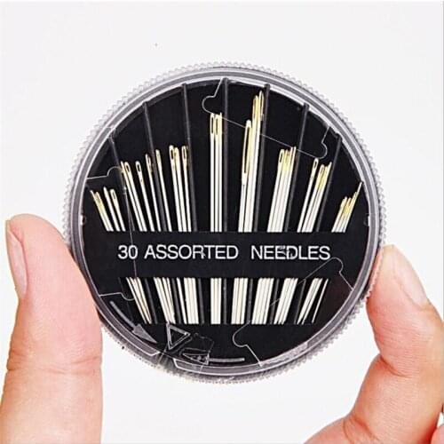 30Pcs Cross Stitch Needles Gold Tail Needle Blunt Embroidery Needle Cross Stitch Needlework Tools