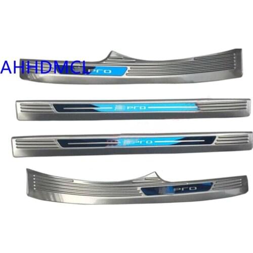 Car Welcome Pedal Threshold Strip Door Sill Strip For BYD Qin Pro Hybrid Drive Version 2018 2019 2020