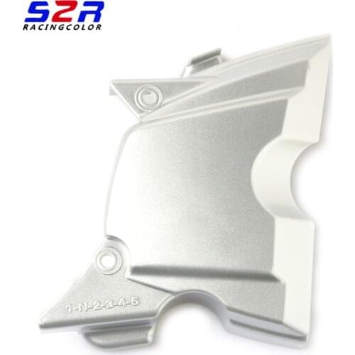S2R Motorcycle Cover Chain Case for YAMAHA YBR125 YBR YB XTZ 125 XTZ125 Engine Front Sprocket Cover Guard Crash Protector Slider