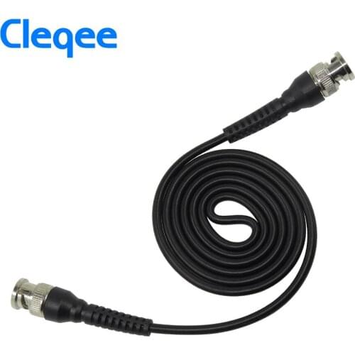Cleqee P1013 BNC Q9 Male Plug To BNC Q9 Male Plug Oscilloscope Test Probe Cable Lead 100CM BNC-BNC 500V 5A