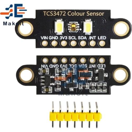 TCS34725 Color Sensor Low Power RGB Light Flora Color Sensor Development Board Two Hole Version Color Recognition Module