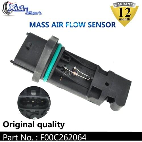 XUAN MAF MASS AIR FLOW METER SENSOR F00C262064 For LADA 110 111 112 KALINA NIVA PRIORA CHEVROLET NIVA Volvo C70 S60 S80 V70 XC70