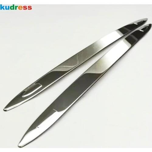 For Honda Civic 2016-2018 2019 Sedan Steel Front Rear Bumper Corner Protector Guard Anti-collision strip car accessories