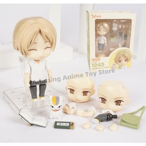 Natsumes Book of Friend Takashi Natsume & Nyanko Sensei 1245 PVC Action Figure Collectible Model Toy