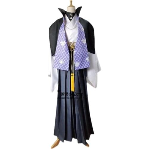 2021 Anime Japanese Voice Actor Division Rap Battle Yumeno Gentarou Cosplay Costume Women Men Adult Tops Belt Kimono Hanfu Hallo