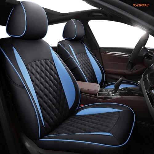 KAHOOL Custom Leather car seat cover For NISSAN X-Trail Qashqai SYLPHY Geniss LIVINA March Tiida Teana Automobiles Seat Cover