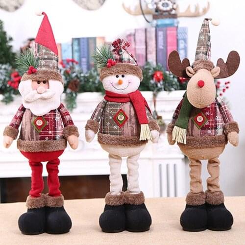 Merry Christmas Decorations For Home Pendants Gift Xmas Noel Happy New Year 2022 Christmas Tree Ornaments Hanging Doll 2021